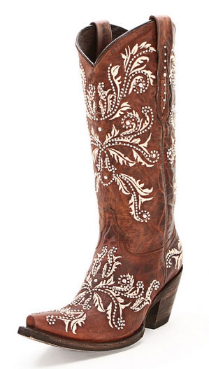 Hand stitched Lucchese boot