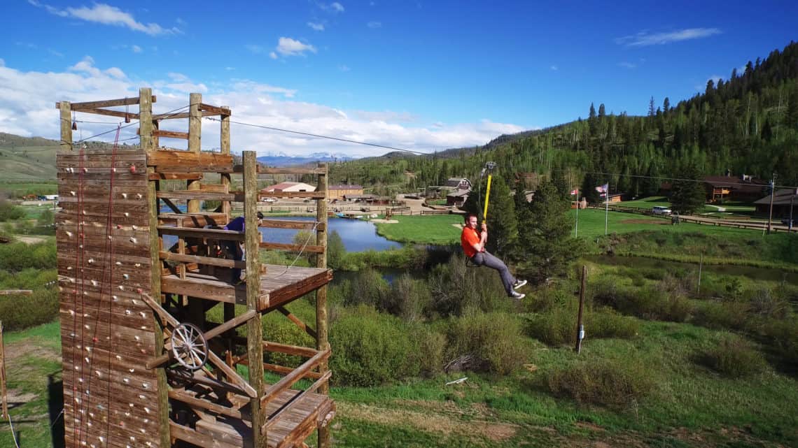 ziplining fun