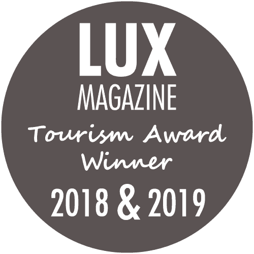 2-time winner of Lux Magazine's Tourism Awards