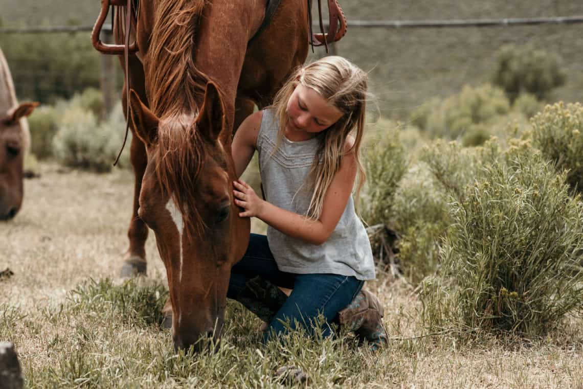 girl with horse