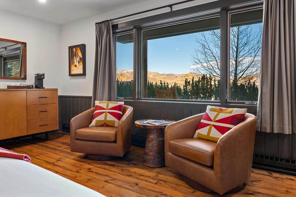 Sitting area in Roundup A