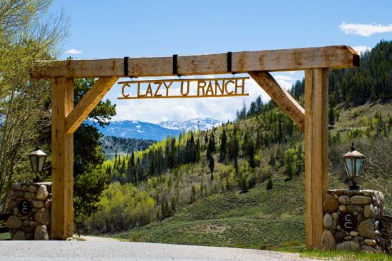 entry gate to c lazy u