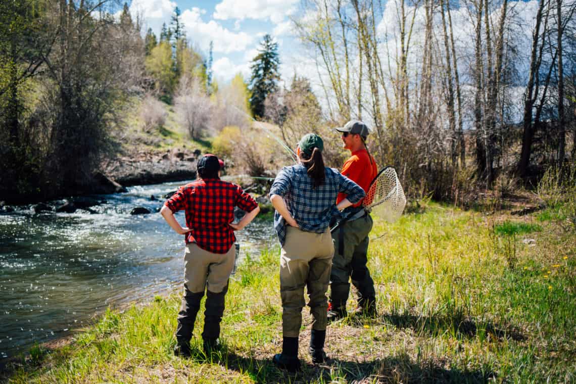 Fly fishing