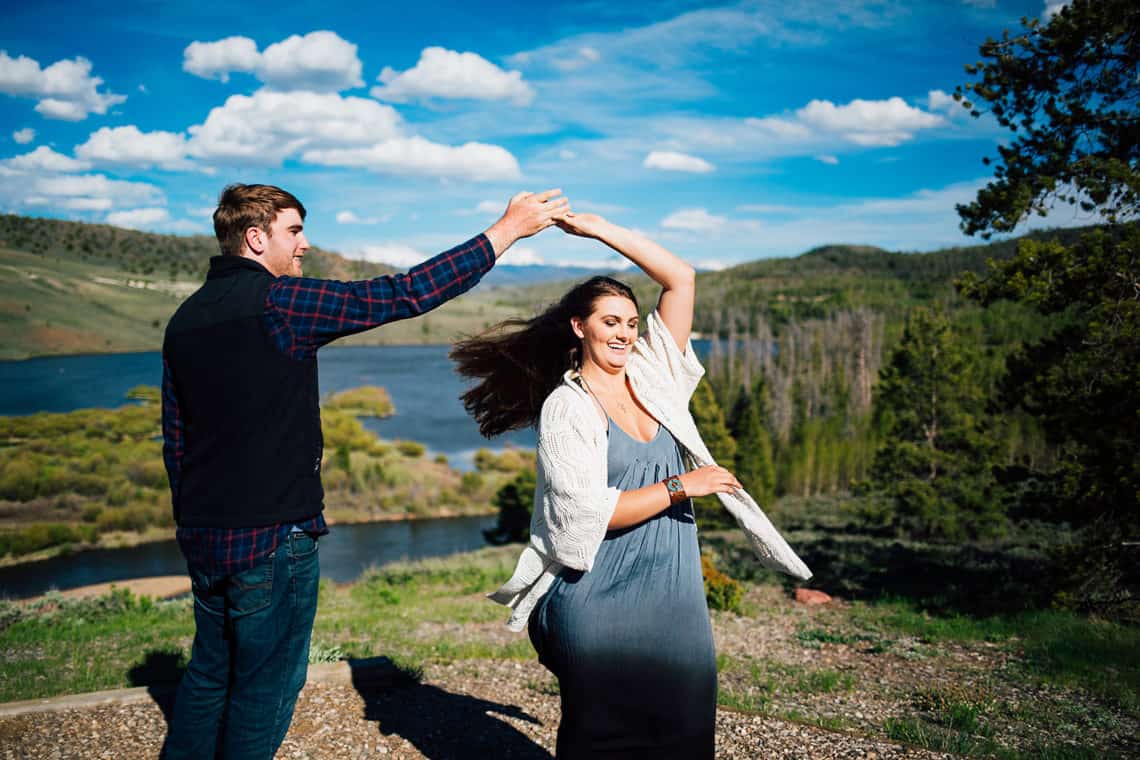 married couple dancing