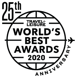 Travel+Leisure 2020 World's Best Award badge