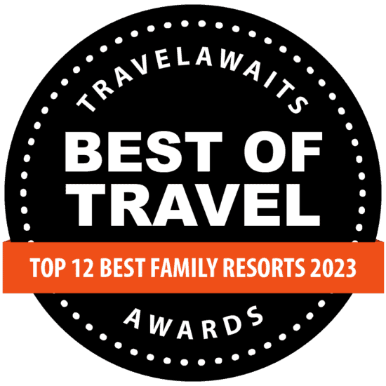 TravelAwaits Best of Travel award for Family Resorts