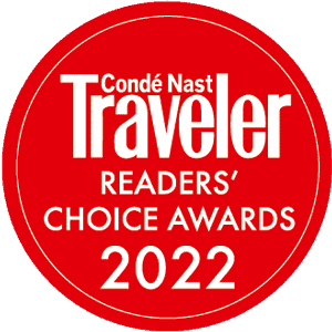 Conde Nast Traveler's Readers' Choice Award 2022 badge