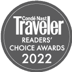 Top winner in the the Condé Nast Traveler Readers' Choice Awards.