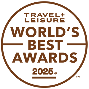 Winner of Travel + Leisure's Wor'd Best Awards 2025