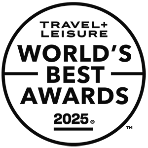 2025 Winner of Travel + Leisure's World's Best Awards