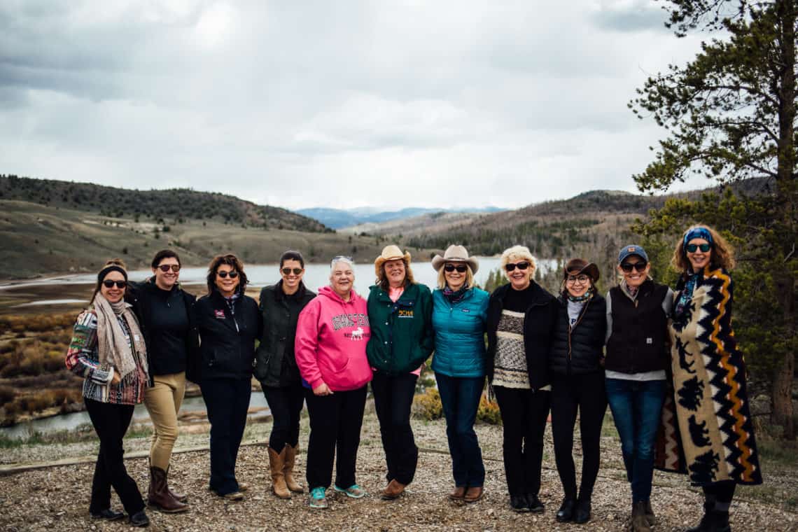 group of women for womens retreat