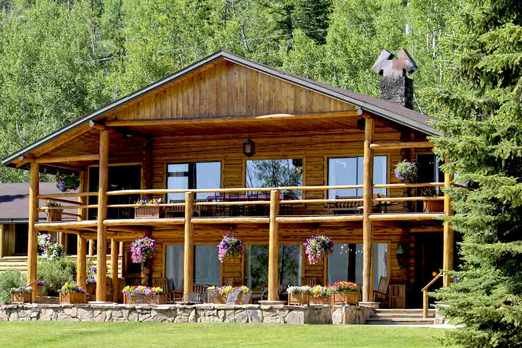 Exterior of the Main Lodge
