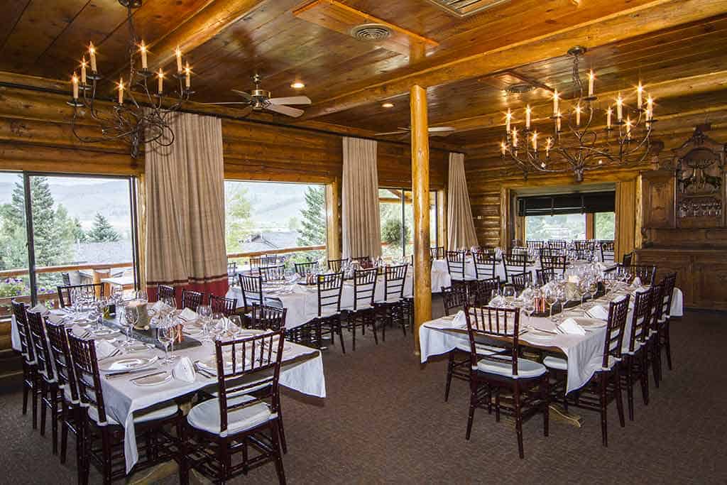 Dining room in the Main Lodge