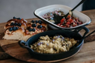 Eat like a champion at our luxury guest ranch, with delicious food waiting you at every meal, including fresh-from-the-farm creations by our chef.
