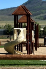 The playground is always a hit with the kids and is a fun way to spend a few hours relaxing on your Colorado family vacation.