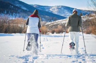 It would not be a Colorado winter vacation without strapping on the snowshoes and exploring the beautiful backcountry of the Colorado mountains.