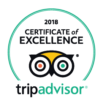Trip Adviser Certificate of Excellence