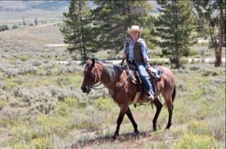 Woman on horse