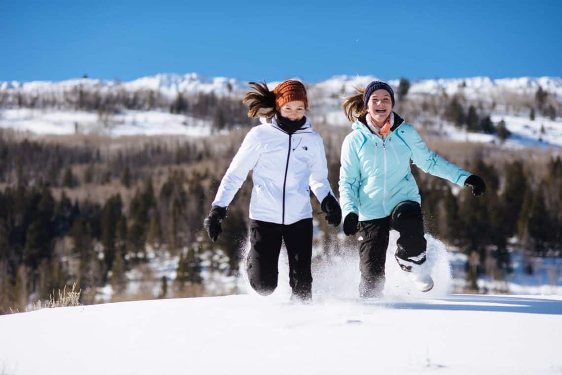 kids in snow