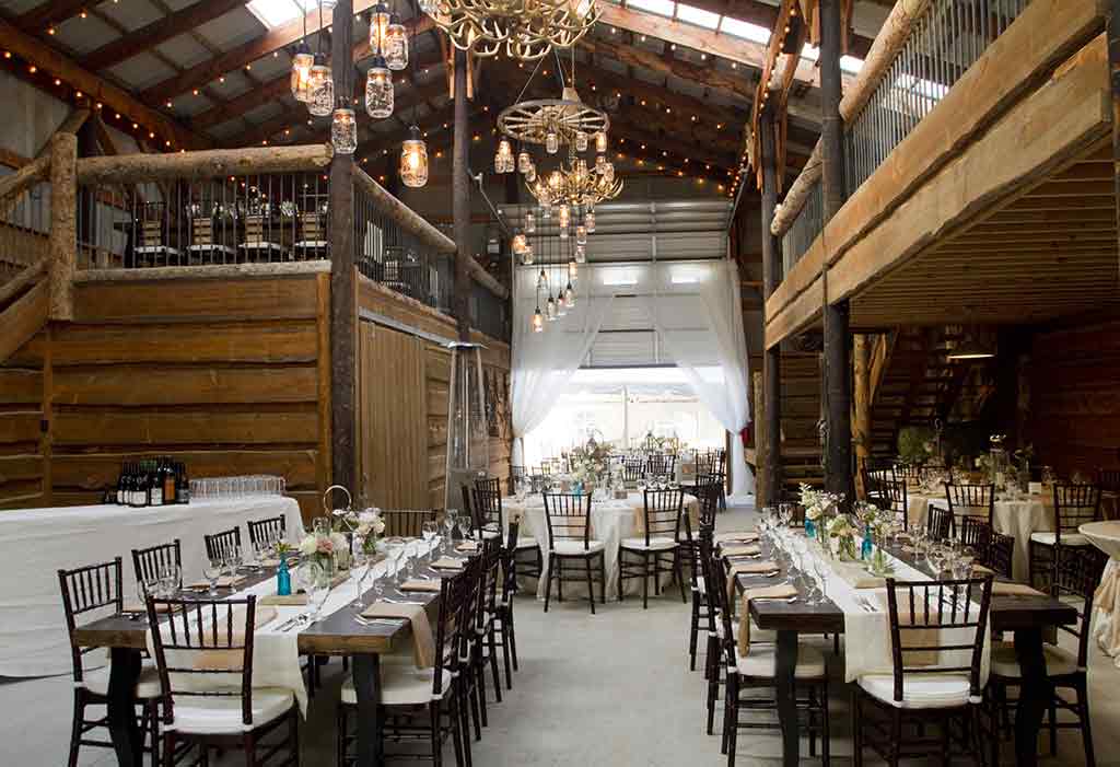 dining room for wedding