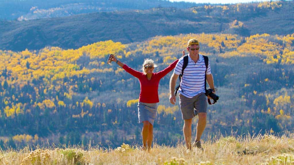 couple hiking