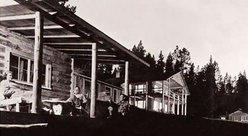 Dude ranch vacations began at the C Lazy U in the 1940's with the construction of the main lodge