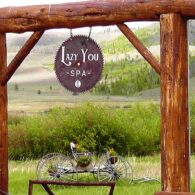 lazy you spa sign