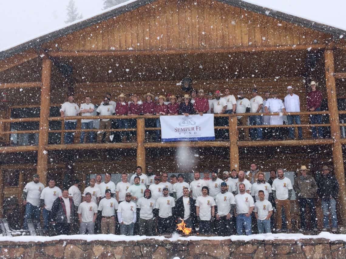 Marines at a Semper Fi Fund retreat