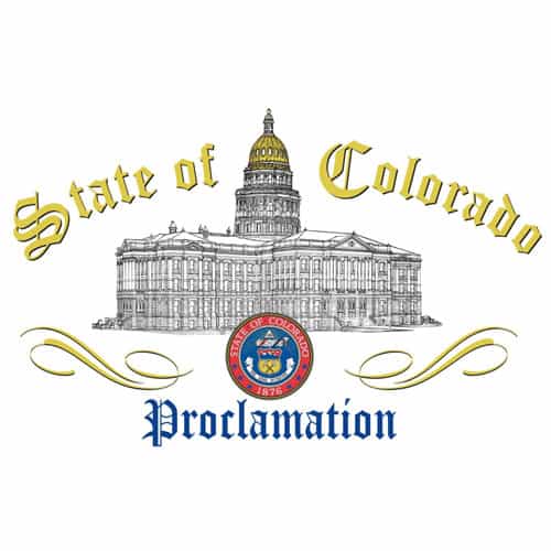 State of Colorado Proclamation