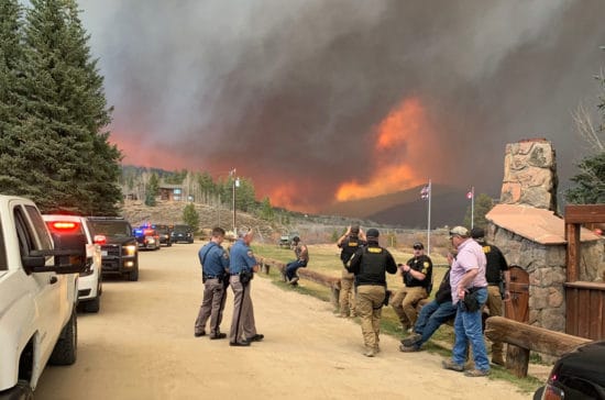 Grand County Sheriff's Department checking on the ranch