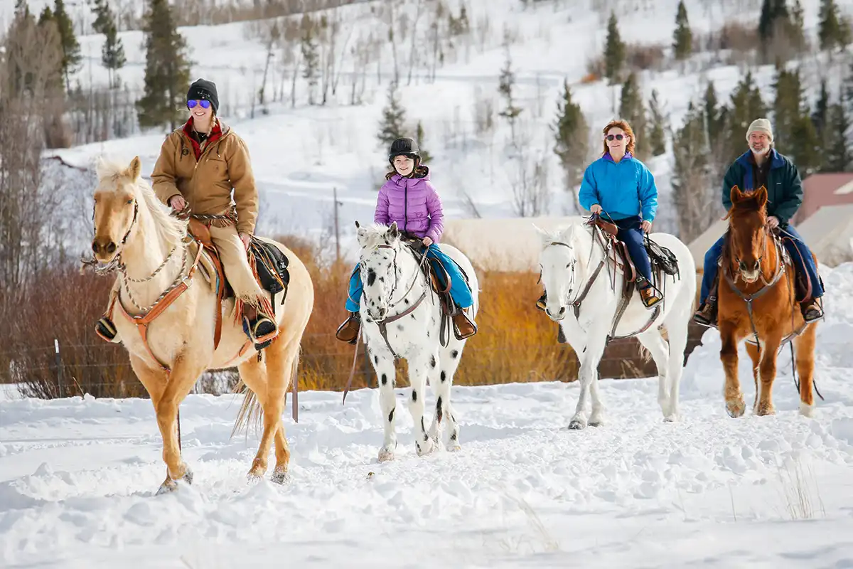 2024 Christmas Family Vacation in Colorado | C Lazy U Ranch