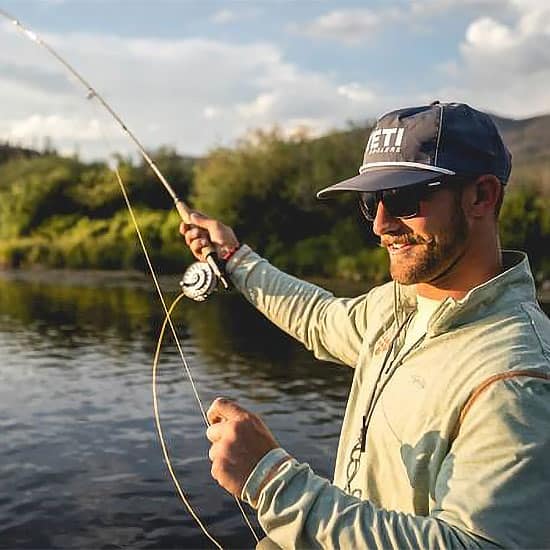 John Clark, expert fly fishing guide at C Lazy U Ranch