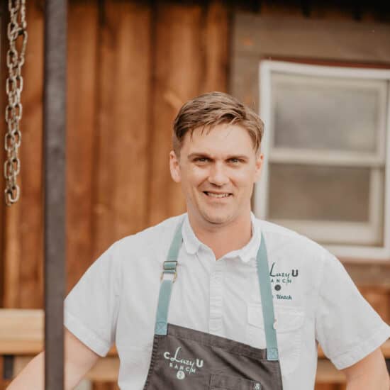 Chef Cory Untch at C Lazy U Ranch